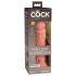 King Cock Elite 8 - realistyczny dildo z przyssawką (20 cm) - naturalny