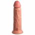 King Cock Elite 8 - zaciskane, realistyczne dildo (20 cm) - naturalne 