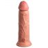 King Cock Elite 8 - realistyczny dildo z przyssawką (20 cm) - naturalny