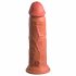 King Cock Elite 8 - przyssawkowy dildo (20 cm) - ciemny naturalny