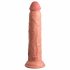 King Cock Elite 9 - zaciskane, realistyczne dildo (23 cm) - naturalne 