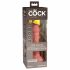 King Cock Elite 6 - zaciskane, realistyczne dildo (15 cm) - naturalne 