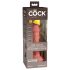 King Cock Elite 6 - zaciskane, realistyczne dildo 15 cm (ciemny naturalny) 