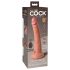 King Cock Elite 7 - sterowane radiowo, realistyczne dildo 18 cm - naturalne 