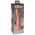 King Cock Elite 7 - sterowane radiowo, realistyczne dildo 18 cm - naturalne 