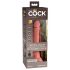 King Cock Elite 7 - sterowane radiowo, realistyczne dildo 18 cm - naturalne 