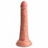 King Cock Elite 7 - sterowane radiowo, realistyczne dildo 18 cm - naturalne 