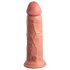 Król Cock Elite 8 - realistyczny wibrator z przyssawką (20 cm) - naturalny