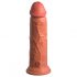 King Cock Elite 8 - zaciskane, realistyczne dildo 20 cm (ciemny naturalny) 