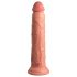 King Cock Elite 9 - sterowane radiowo dildo 23 cm - naturalne 