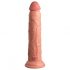 King Cock Elite 9 - przyssawkowy wibrator 23 cm - naturalny