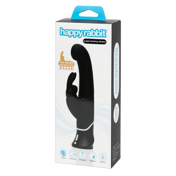 Happyrabbit G-spot - bezprzewodowy wibrator z różdżką (czarny) 