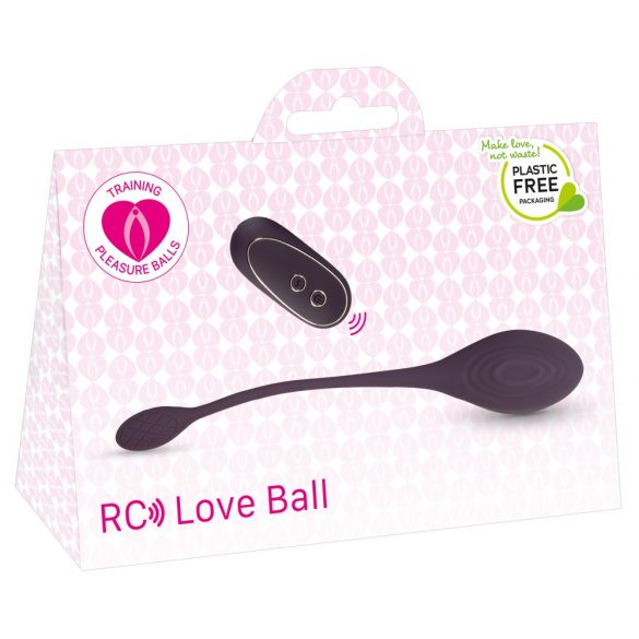 You2Toys RC Love Ball - wibrujące jajko sterowane radiowo z możliwością ładowania (fioletowe)