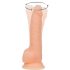 Naked Addiction Rotating 8 - bezprzewodowy wibrator obrotowy (20 cm) - naturalny 