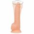 Naked Addiction Rotating 8 - bezprzewodowy wibrator obrotowy (20 cm) - naturalny 