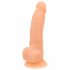 Naked Addiction Rotating 8 - bezprzewodowy wibrator obrotowy (20 cm) - naturalny 