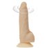 Naked Addiction Rotating 7 - bezprzewodowy wibrator obrotowy (18 cm) - naturalny 