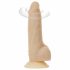 Naked Addiction Rotating 7 - bezprzewodowy wibrator obrotowy (18 cm) - naturalny 