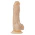 Naked Addiction Rotating 7 - bezprzewodowy wibrator obrotowy (18 cm) - naturalny 