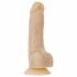 Naked Addiction Rotating 7 - bezprzewodowy wibrator obrotowy (18 cm) - naturalny 