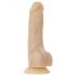 Naked Addiction Obracający się 7 - akumulator, wibrujący masażer (18 cm) - naturalny