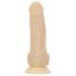 Naked Addiction Obracający się 7 - akumulator, wibrujący masażer (18 cm) - naturalny