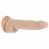 Naked Addiction Thrusting 9 - sterowany radiowo wibrator pchający - naturalny (23 cm) 