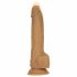 Naked Addiction Thrusting 9 - sterowany radiowo wibrator pchający - ciemny (23 cm) 