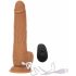 Naked Addiction Thrusting 9 - sterowany radiowo wibrator pchający - ciemny (23 cm) 