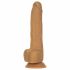 Naked Addiction Thrusting 9 - sterowany radiowo wibrator pchający - ciemny (23 cm) 