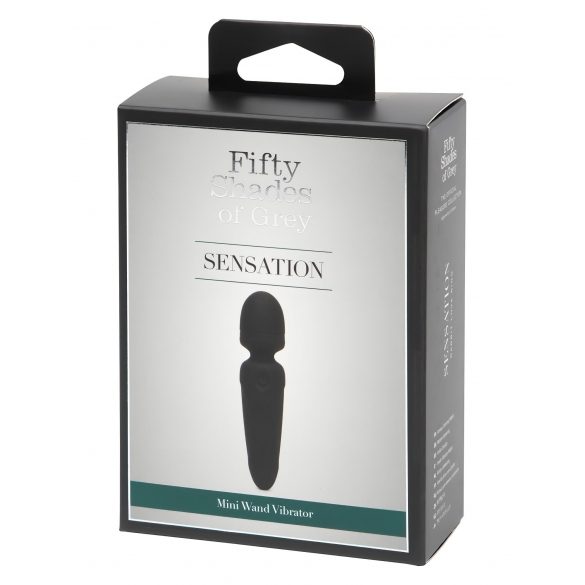 Fifty Shades of Grey Sensation Wand - mini masażer (czarny) 