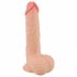 Nature Skin - Dildo ze skórą - 19 cm (naturalne) 