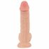 Nature Skin - Dildo ze skórą - 19 cm (naturalne) 