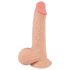 Nature Skin - dildo z imitacją skóry - 19 cm (naturalny)