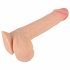 Nature Skin - Dildo ze skórą - 19 cm (naturalne) 