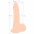 Nature Skin - Dildo ze skórą - 19 cm (naturalne) 