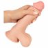 Natute Skin - dildo ze skórą - 20 cm (naturalne) 