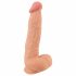 Natute Skin - dildo ze skóry - 25cm (naturalny)