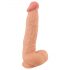 Natute Skin - dildo z naturalną skórą - 25 cm (naturalny)