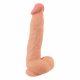 Natute Skin - dildo ze skóry - 25cm (naturalny)