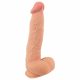 Natute Skin - dildo ze skóry - 25cm (naturalny)