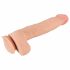 Natute Skin - dildo ze skóry - 25cm (naturalny)