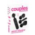 Couples Choice - podgrzewany wibrator do masażu z akumulatorem (czarny) 