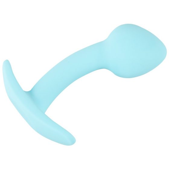 Cuties Mini Butt Plug - silikonowe dildo analne - niebieskie (2,6 cm)