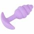 Cuties Mini Butt Plug - silikonowe dildo analne - fioletowe (2,8 cm) 