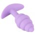 Cuties Mini Butt Plug - silikonowe dildo analne - fioletowe (2,8 cm) 