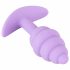 Cuties Mini Butt Plug - silikonowe dildo analne - fioletowe (2,8 cm) 