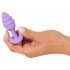 Cuties Mini Butt Plug - silikonowe dildo analne - fioletowe (2,8 cm) 