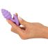 Cuties Mini Butt Plug - silikonowe dildo analne - fioletowe (2,8 cm) 