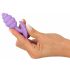 Cuties Mini Butt Plug - silikonowe dildo analne - fioletowe (2,8 cm) 